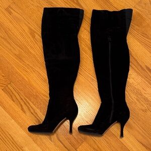 Via Spiga Elegant Black Over-the-Knee Women's Boots